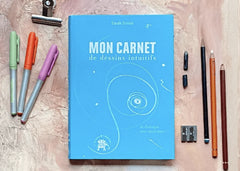 Coffret Dessins INTUITIFS : Carnet de dessins intuitifs + marque page + Formation Dessins Intuitifs AME