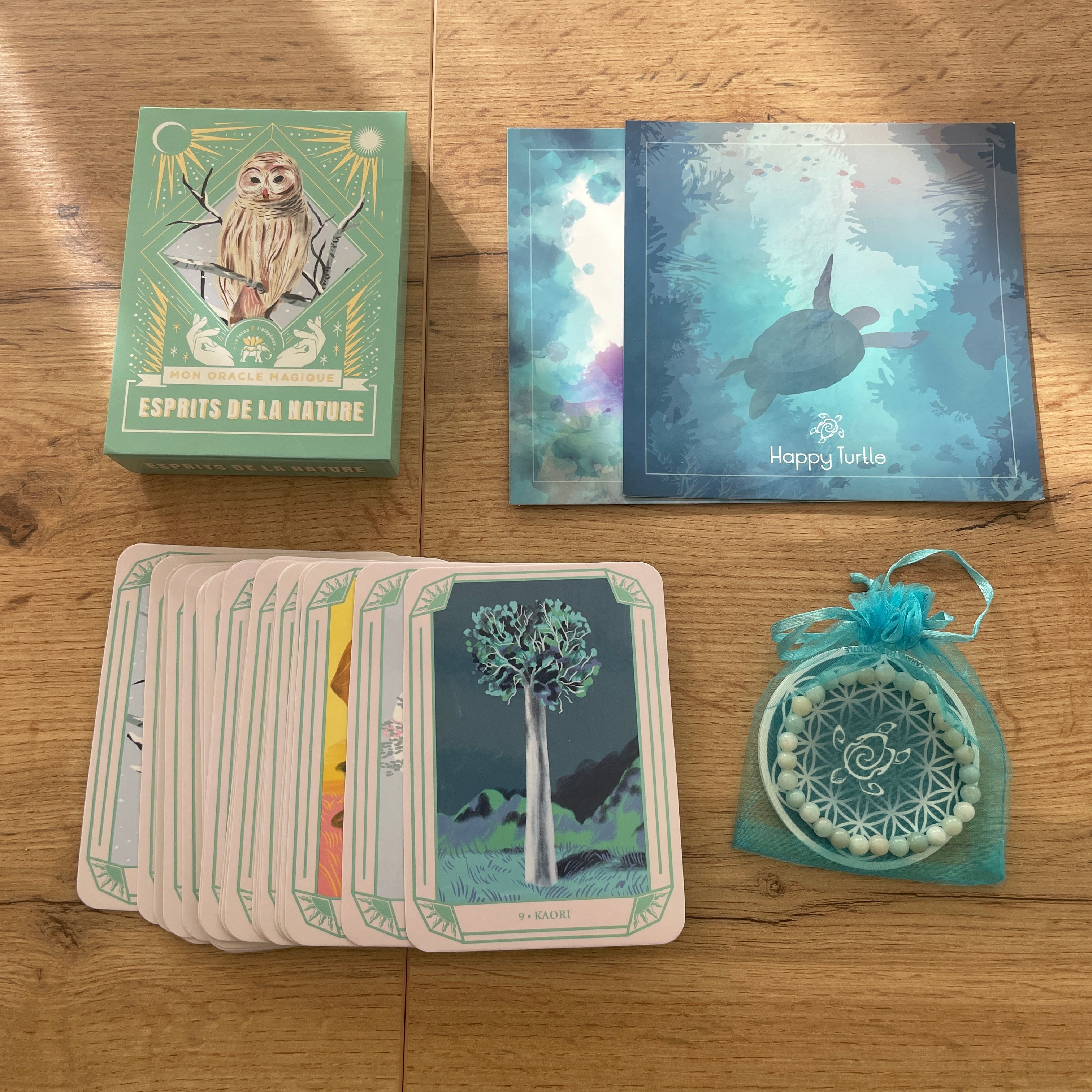 Coffret Nature Oracle Bracelet + Oracle + Cartes + Méditations + Jeu