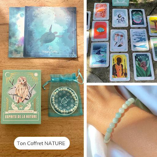 Coffret Nature Oracle Bracelet + Oracle + Cartes + Méditations + Jeu